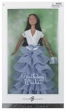 Barbie Collector Silver Label - Birthday Wishes Barbie Doll - African American - Blue Gown