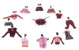 Fashion Fever Wall Clock with Barbie Fashions