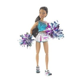 Barbie Pom Pom Divas Twirl Girls Doll (African American)