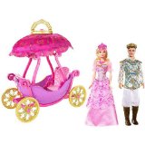 Barbie and the Three Musketeers Balloon Carriage with two dolls