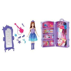 Barbie The Princess and The Popstar Mini-Doll Scene Keira Doll