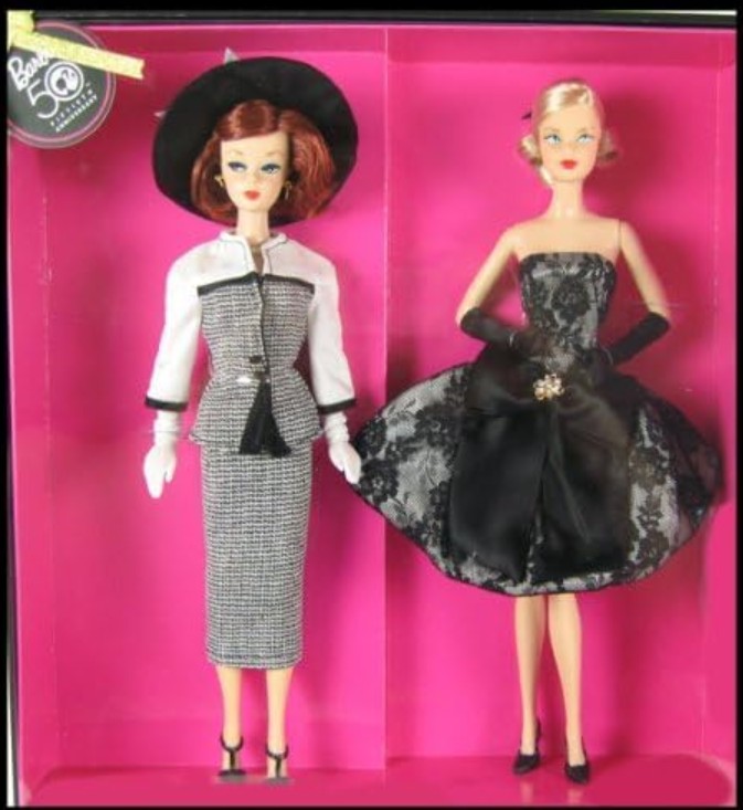 Gold Label 2009 Barbie Doll Convention 50th Anniversary Gala Tribute Barbie Doll Set